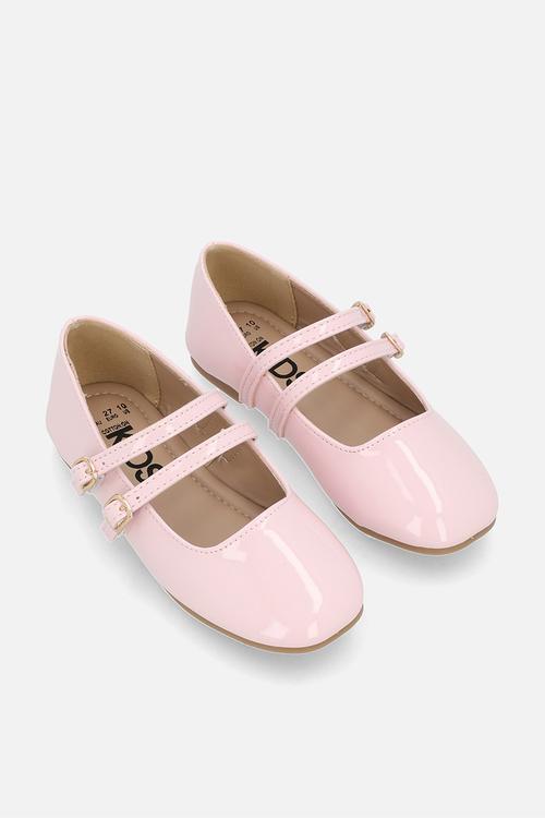 Olivia Ballet Flat - Pink Patent/Square Toe