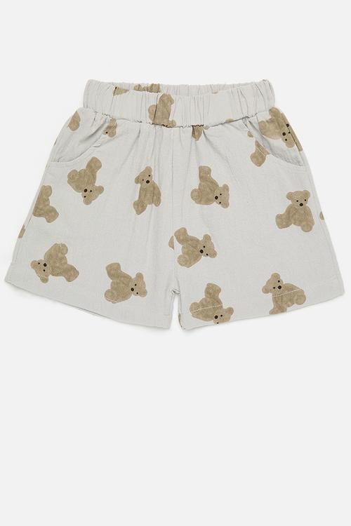 Printed shorts - grey