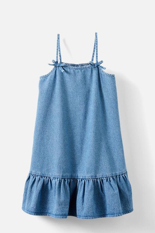 Scarlette denim sleeveless dress - mid wash