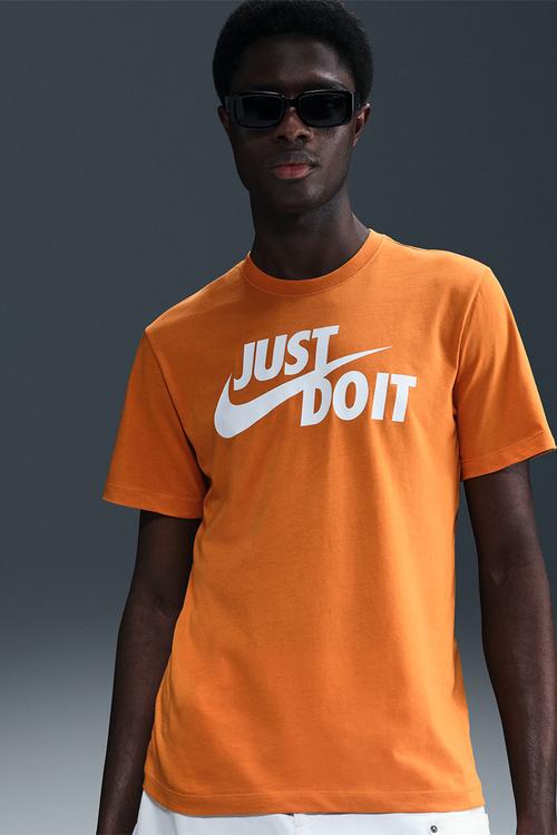 NSW Just Do It Swoosh Tee - Monarch Orange
