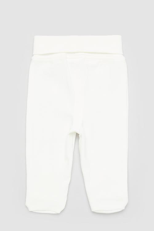 Onesie-style tights - white