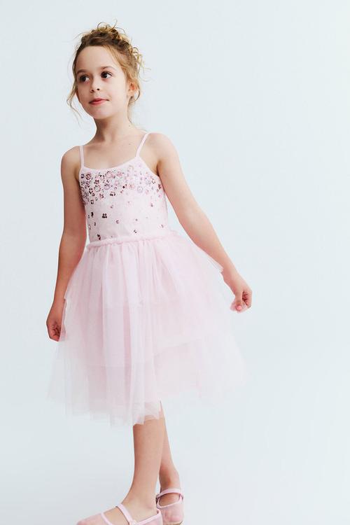 Isabella dress up dress - tea party pink/sparkle