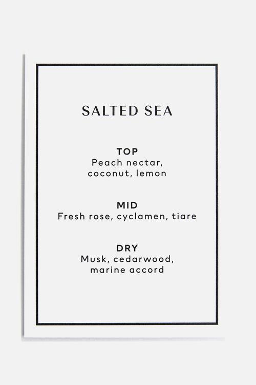 Scented candle - salted sea