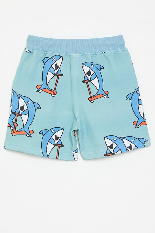 Drawstring shorts - blue