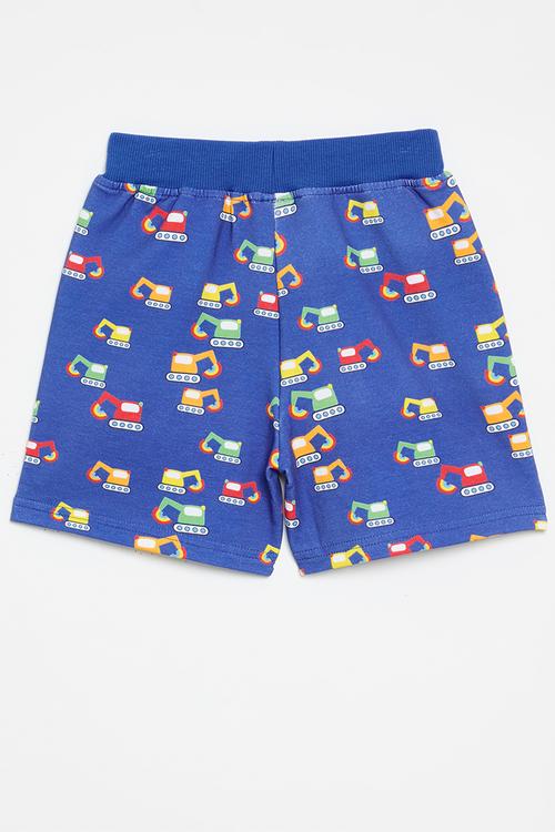 Drawstring shorts - blue