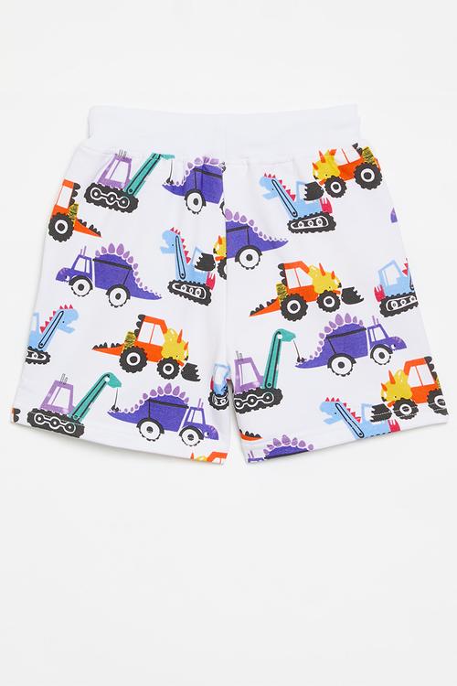 Drawstring shorts - white