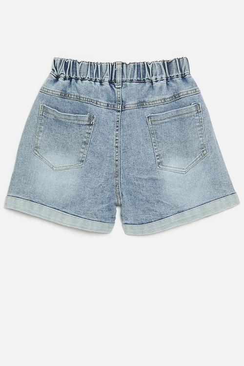 Denim shorts - blue