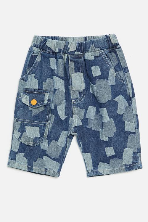 Denim shorts - blue