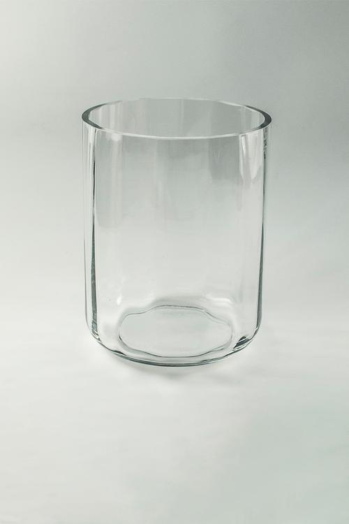Lotus Glass Vase - Clear