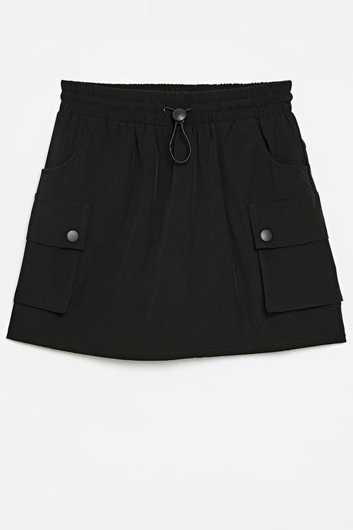 Utility skirt-black
