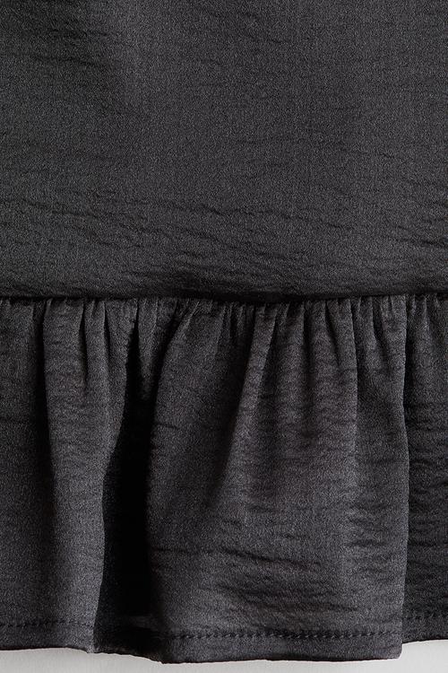 Peplum blouse - dark grey