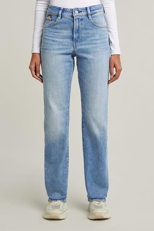 Viktoria High Straight Jeans Wmn - Vintage Olympic Blue