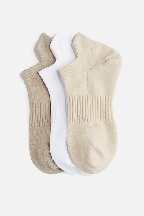 3-pack sports socks with drymove™ - beige