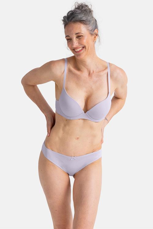 2 pack Amora brief - white/lavender