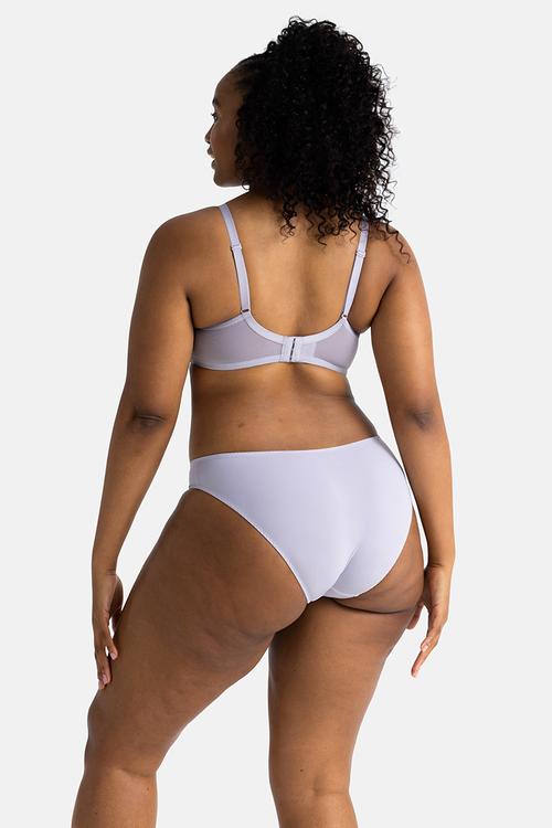 Plus 2 pack Amora brief - white/lavender