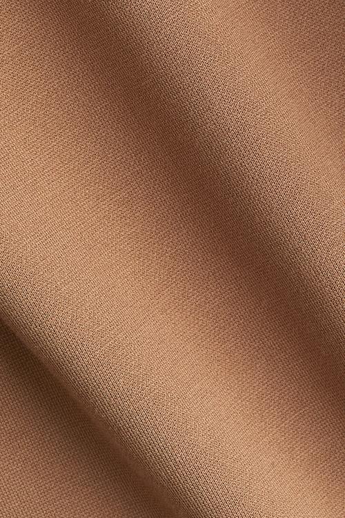 V-neck top -  dark beige