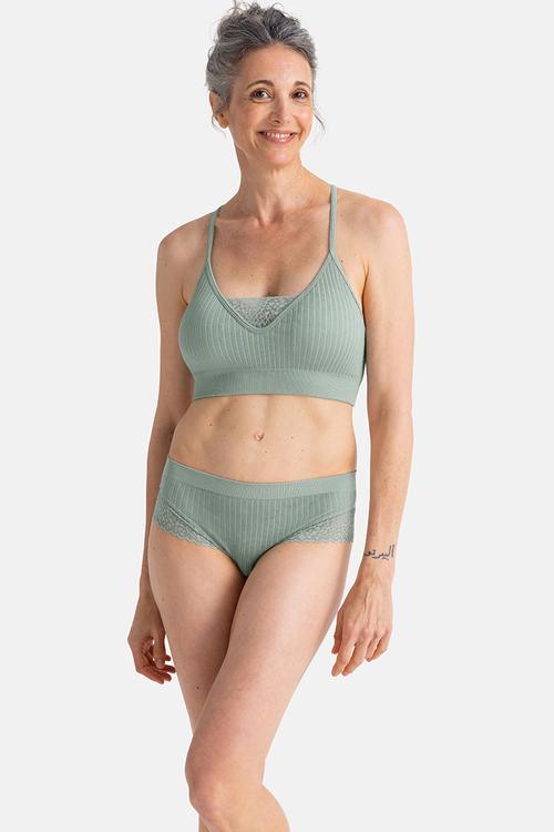 Reema bralette - green