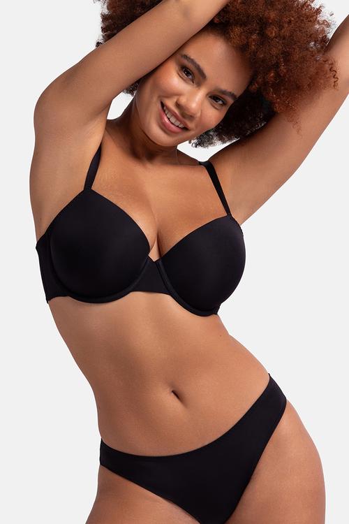 Muriel 2 pack brief - black/grey