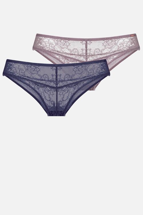 Plus 2 pack Amaya brazilian - ink/beige