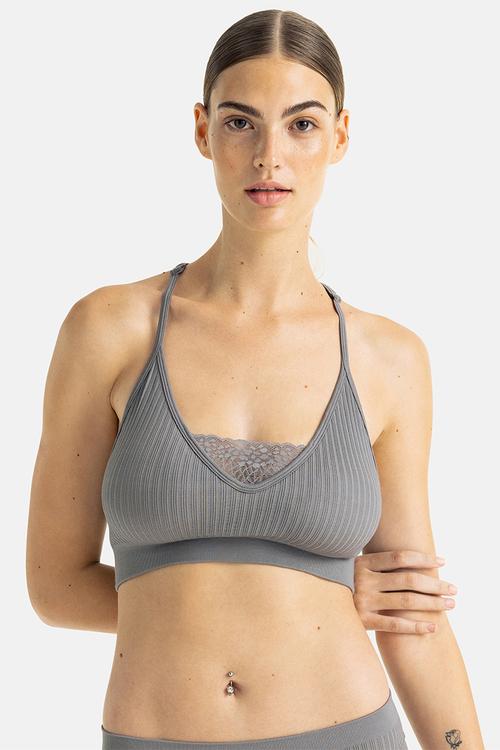 Reema bralette - grey