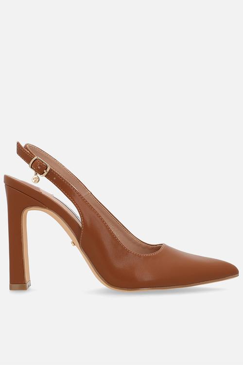 Nala 1 slingback block heel - tan