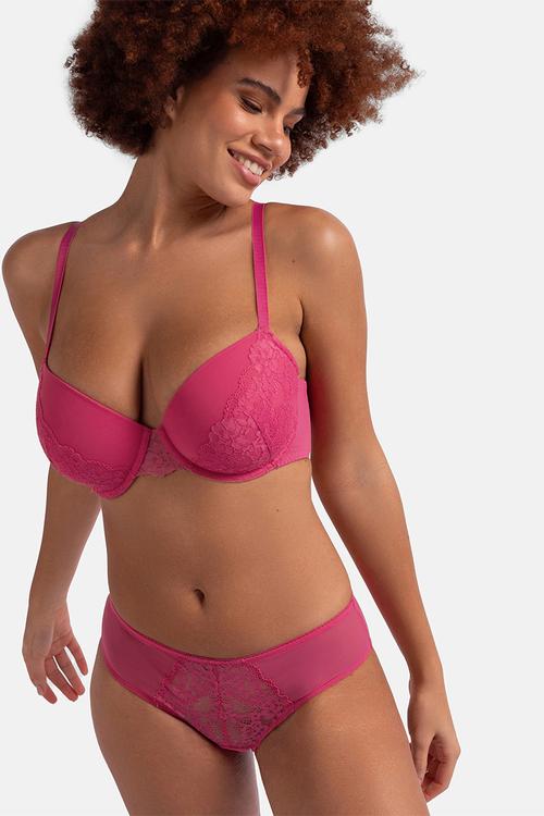 Norissa 2 pack cheeky hipster - pink & beige
