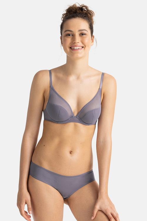 Melanie 2 pack cheeky hipster - beige/grey
