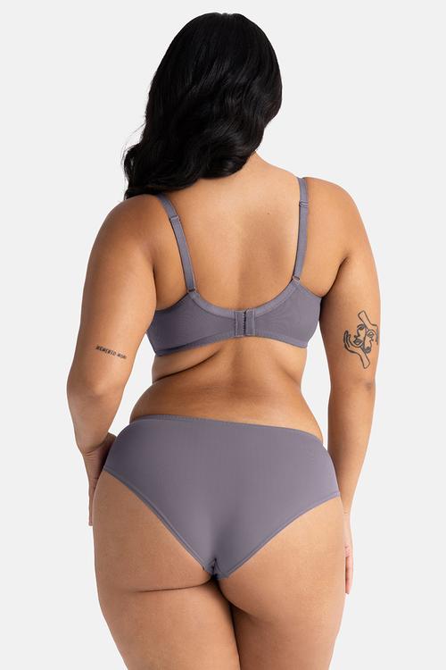 Plus Curvy Melanie 2pack demi bra - beige/grey