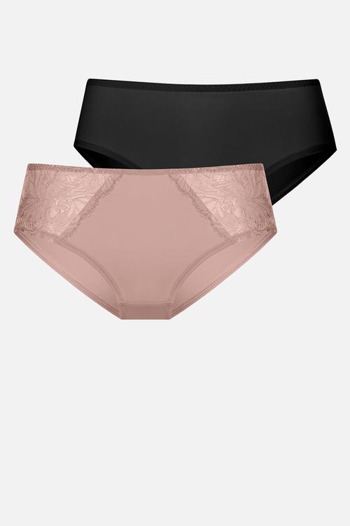 Nadia 2 pack hipster classic - pink/black