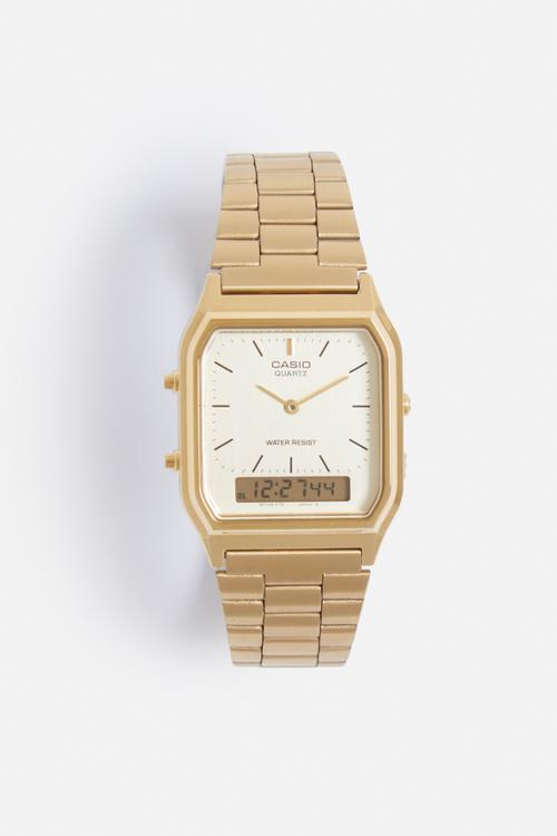 Analogue watch AQ230GA-9D-gold