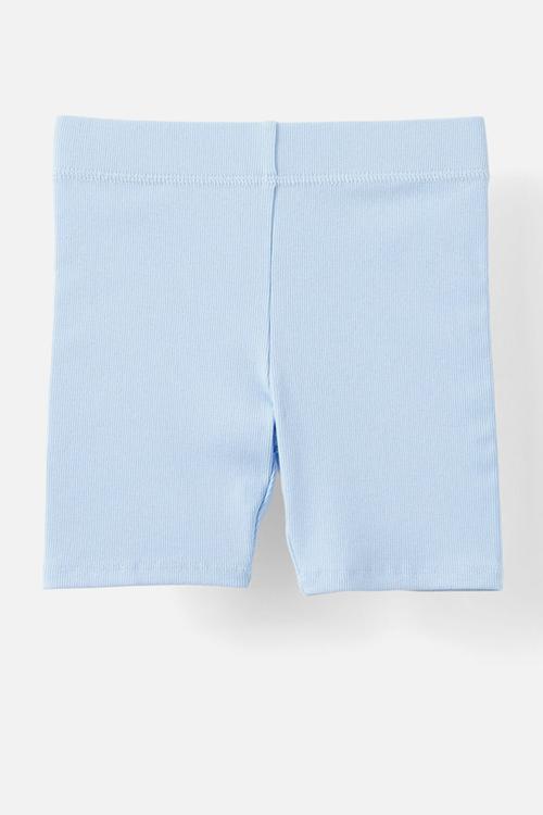 Hailey bike short - dawn blue rib