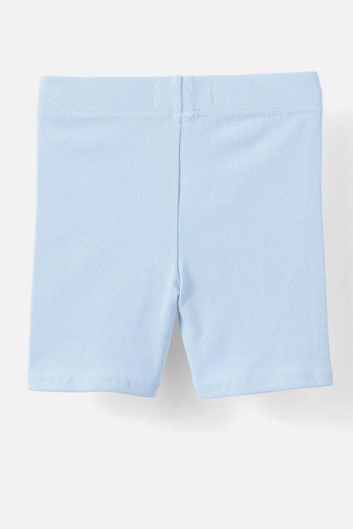 Hailey bike short - dawn blue rib