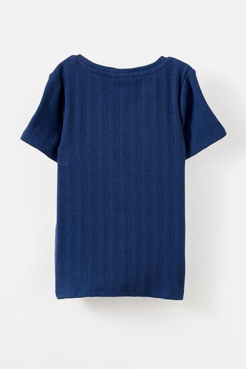 Raya baby tee - deep dive/cherry