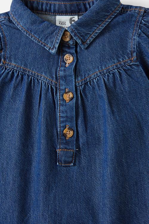 Kelly denim dress - mermaid midnight blue