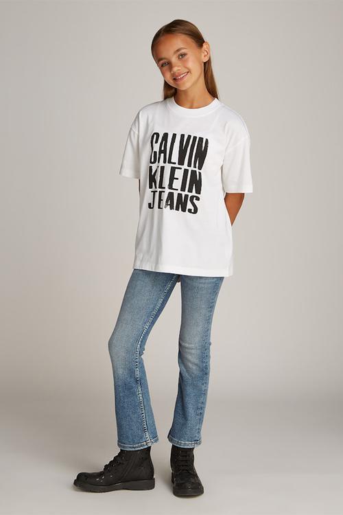 Bold ckj logo t-shirt - bright white