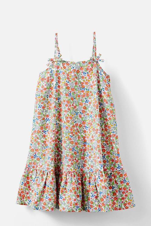 Scarlette sleeveless dress - vanilla/ziggy floral strawberry