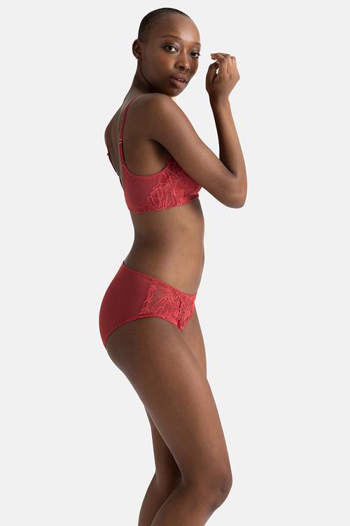Raelynn soft bra - red