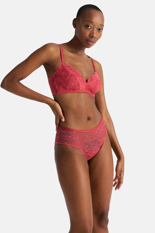Vada eco-moon lace - red