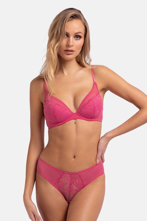 Norissa 2 pack plunge - pink/ivory