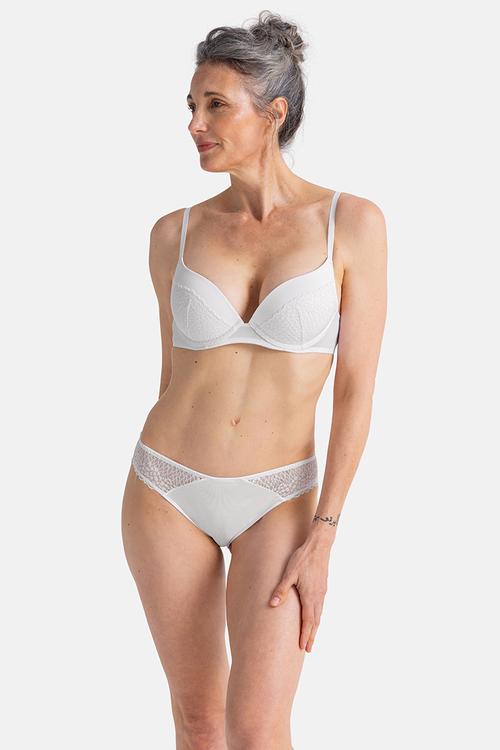2 pack Amora plunge - white/grey