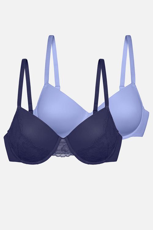 Plus 2 pack Melanie demi - ink/lilac