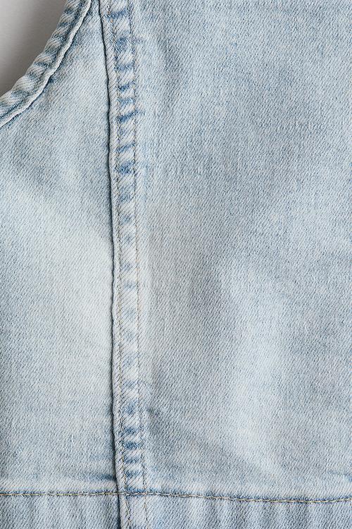 Denim strappy top - light denim blue 
