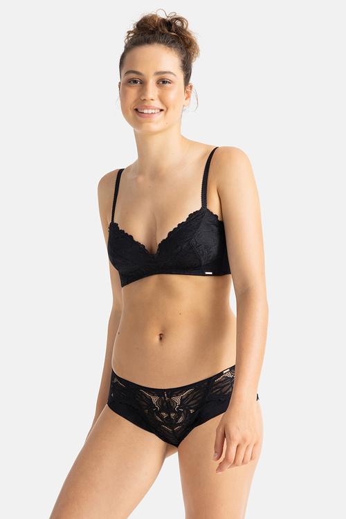 Raelynn soft bra - black