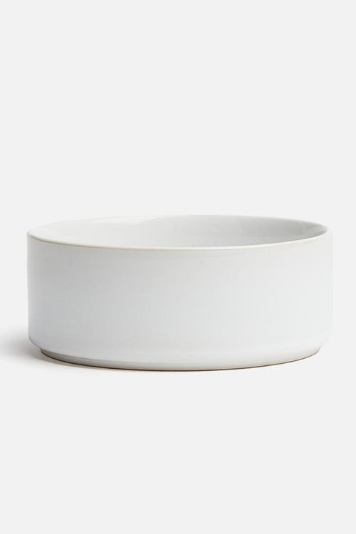 Small stoneware bowl - white