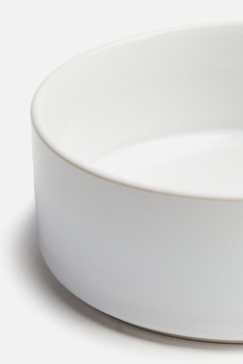 Small stoneware bowl - white