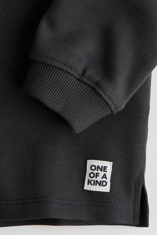 Zip-top polo shirt - dark grey
