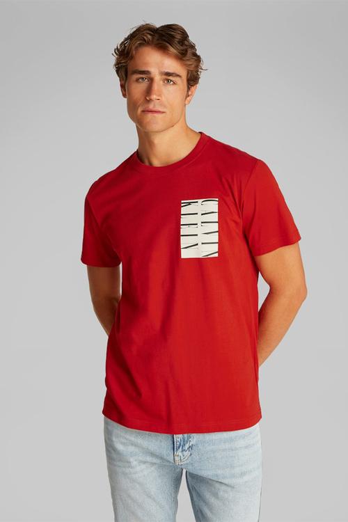 Serif Box Graphic Tee - Deep Magma