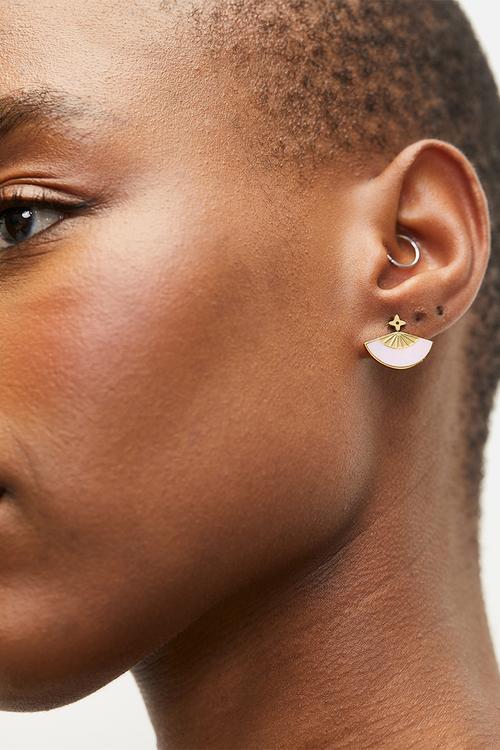 Tahiti style earrings - gold