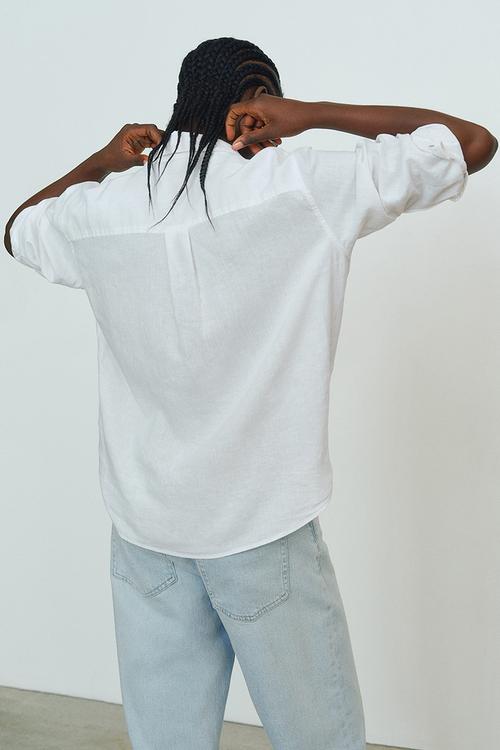 Wide high jeans - light denim blue 