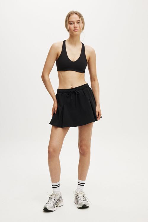 Lifestyle Pleat Skirt - Black